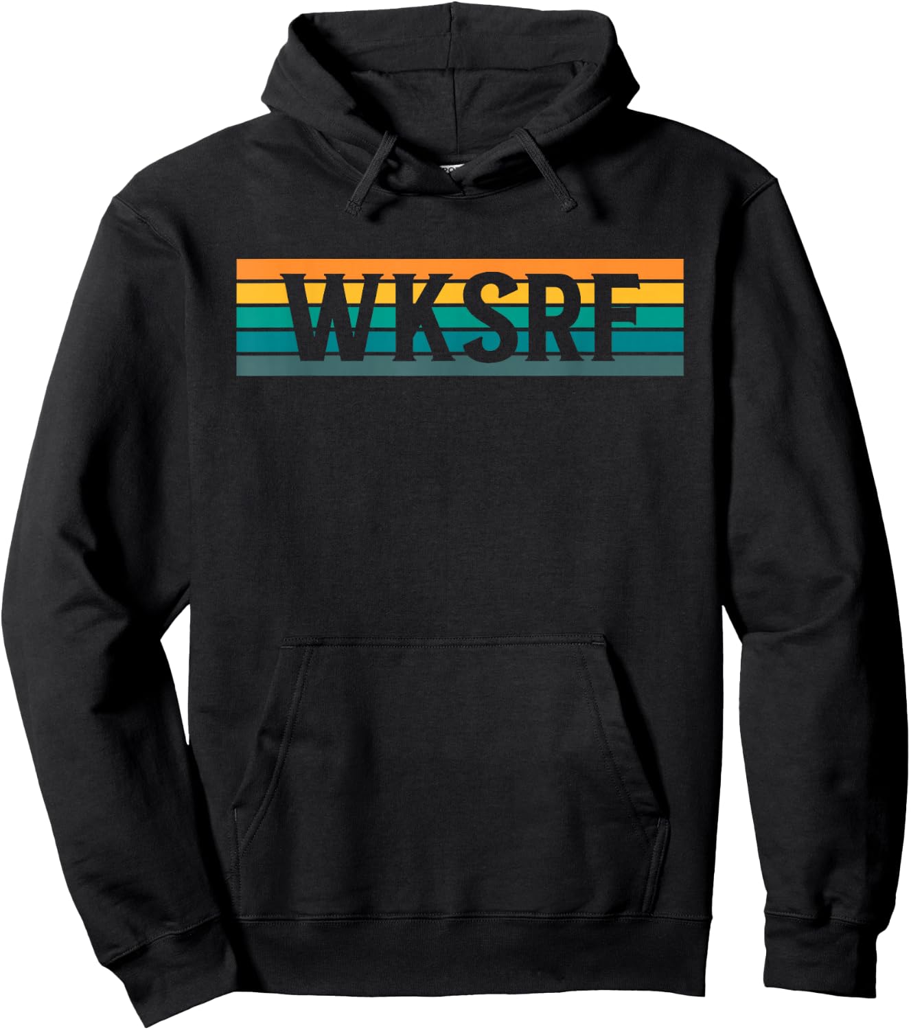 WKSRF Wakesurf Wakeboard Wakeboarding Hoodie - Hoodie | Black