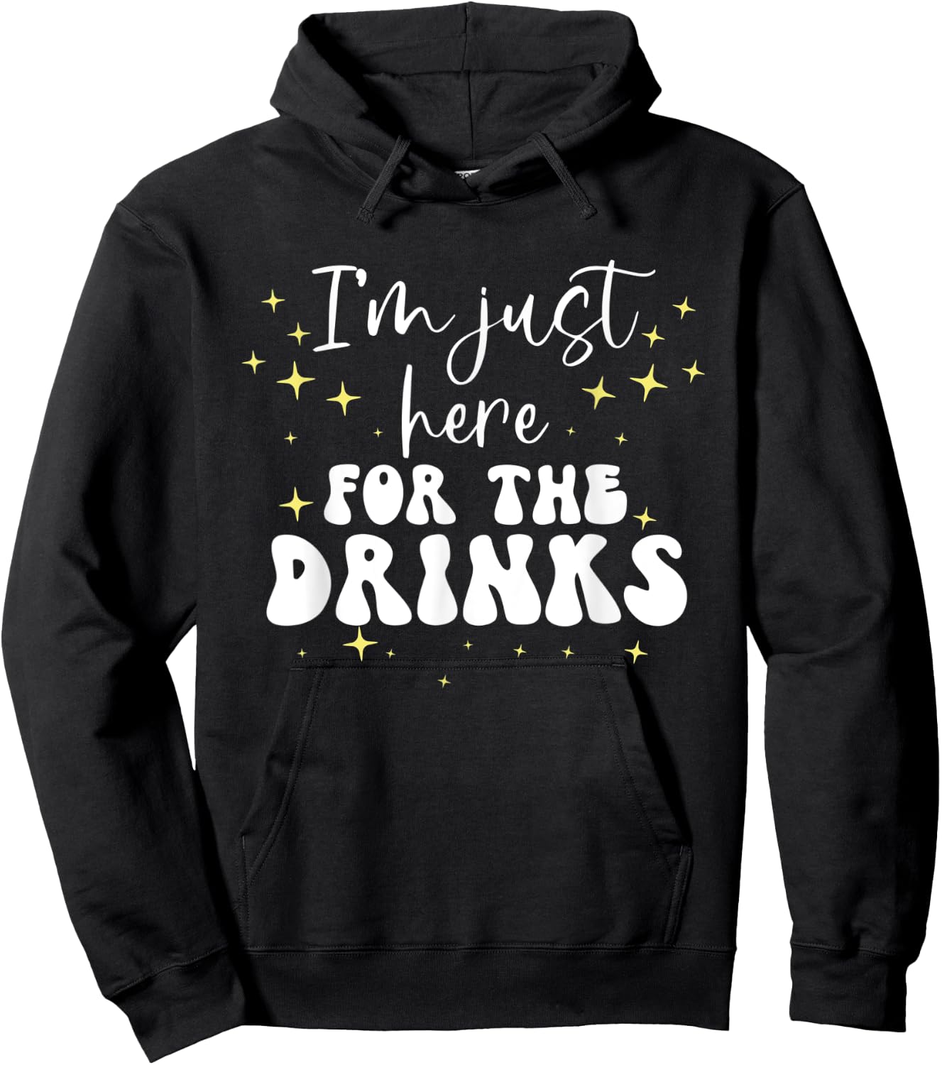 Just Here For The Drinks Halloween Group Matching Costumes Hoodie - Hoodie | Black