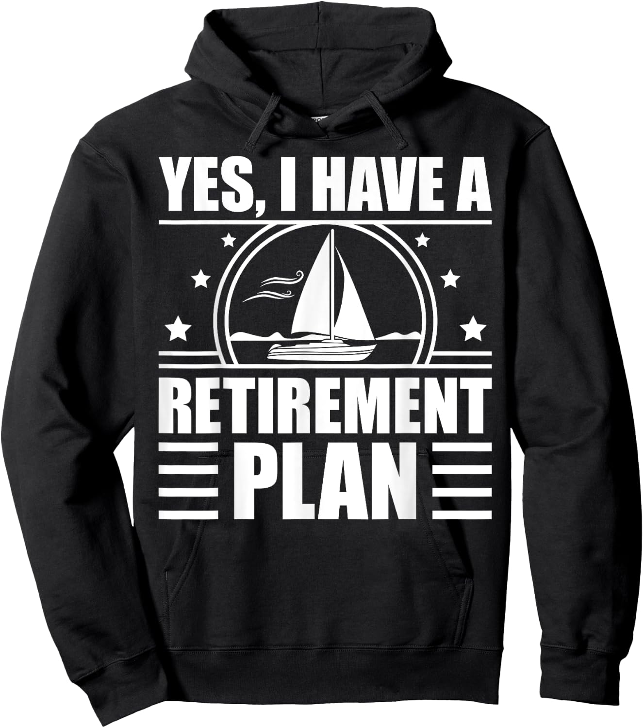 Funny Sailing Designs Women Sailing Retirement Plan Hoodie - Hoodie | Black