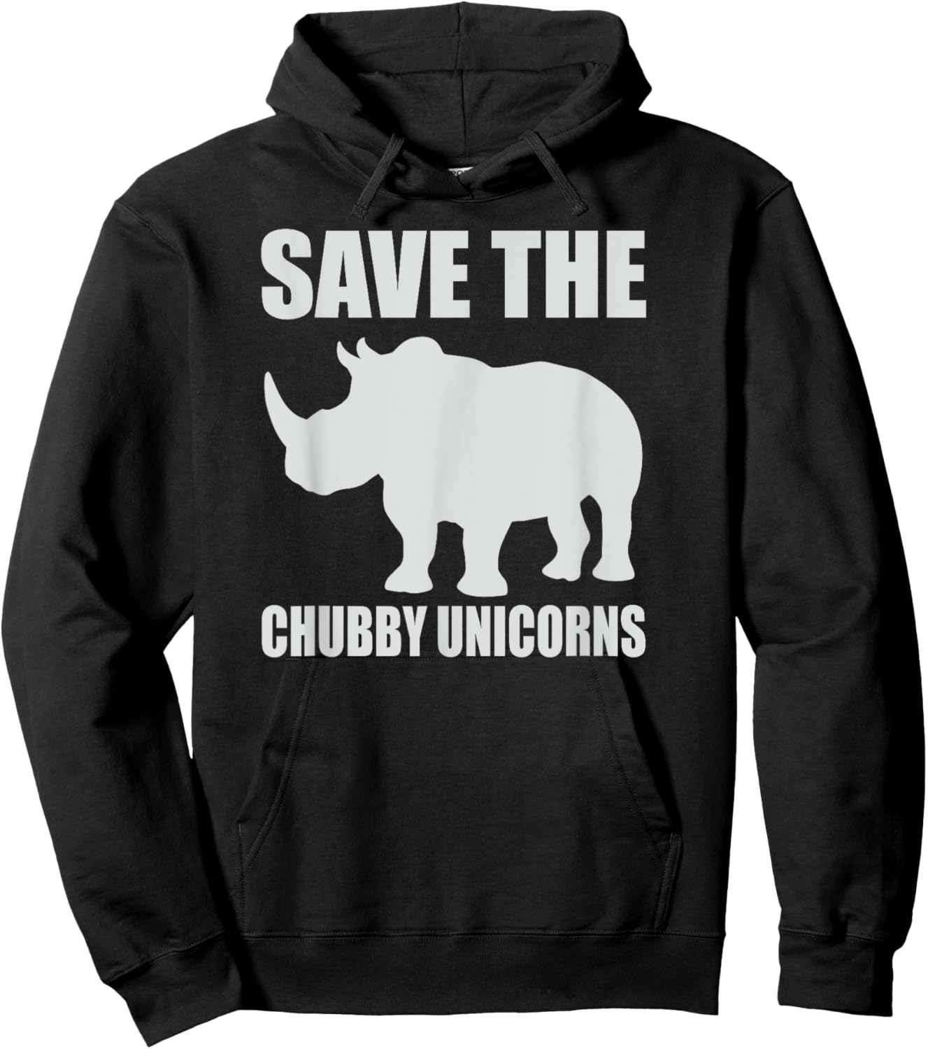 Save The Chubby Unicorns Shirt Funny Unicorn Animal Lover Hoodie - Hoodie | Black
