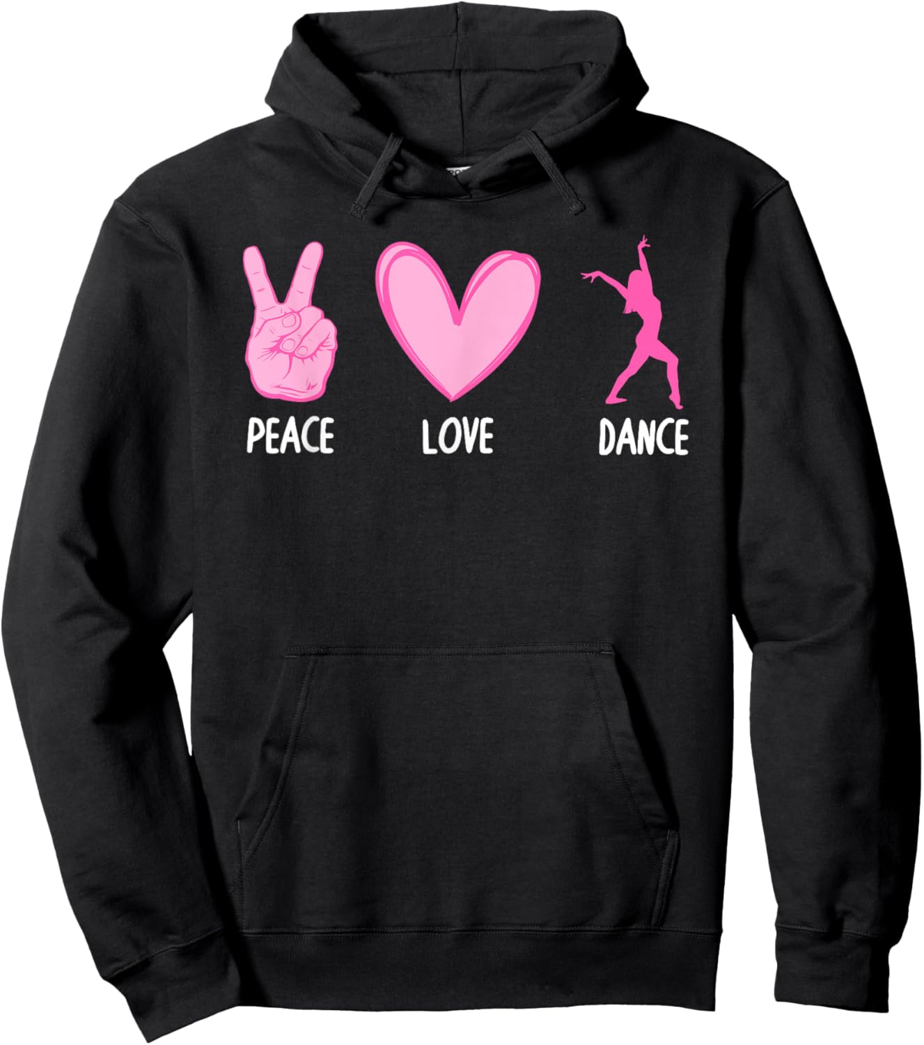 Cool Dance Girls Dancing Related Hip Hop Dancer Hoodie - Hoodie | Black