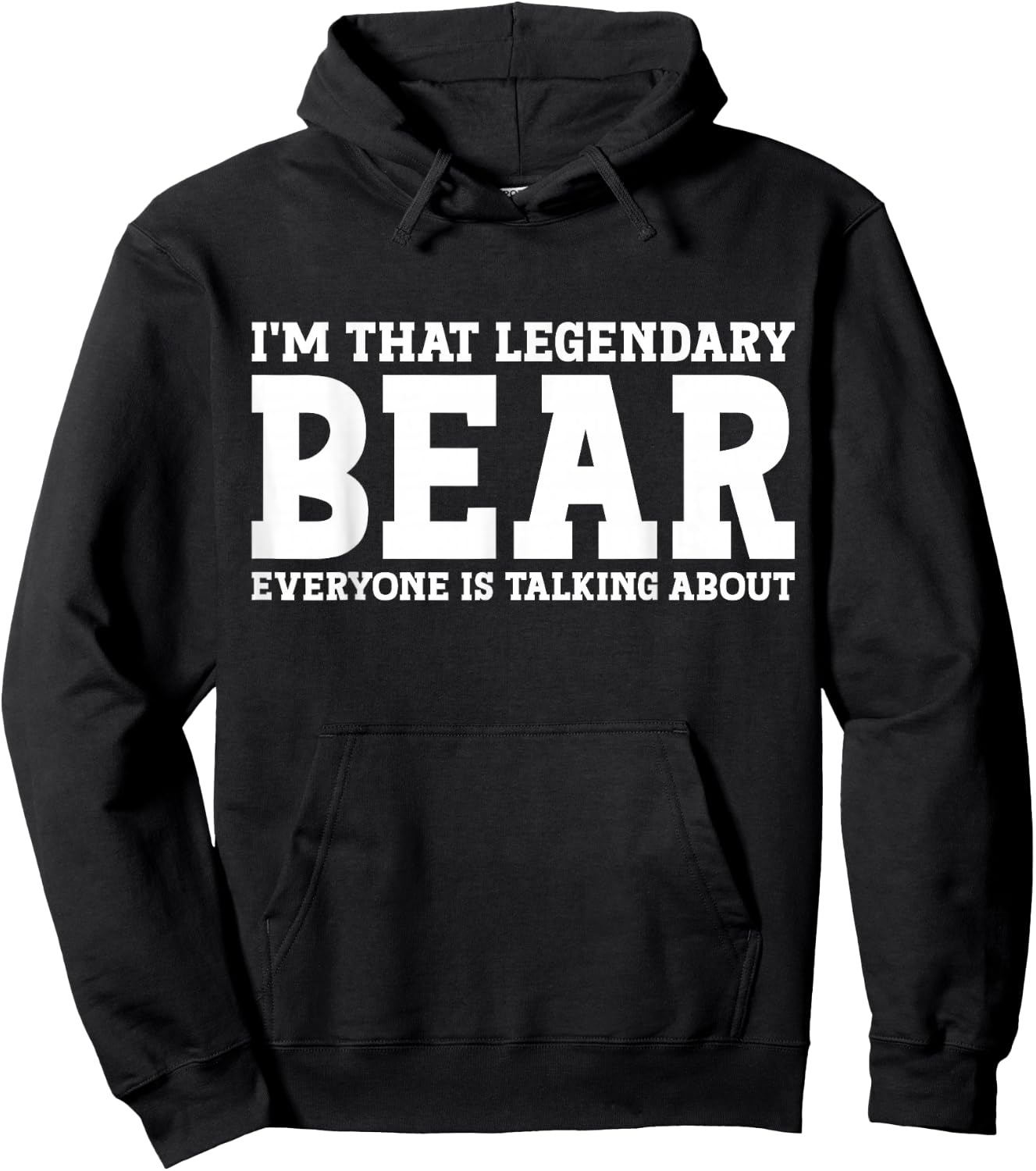 Bear Personal Name Funny Bear Hoodie - Hoodie | Black