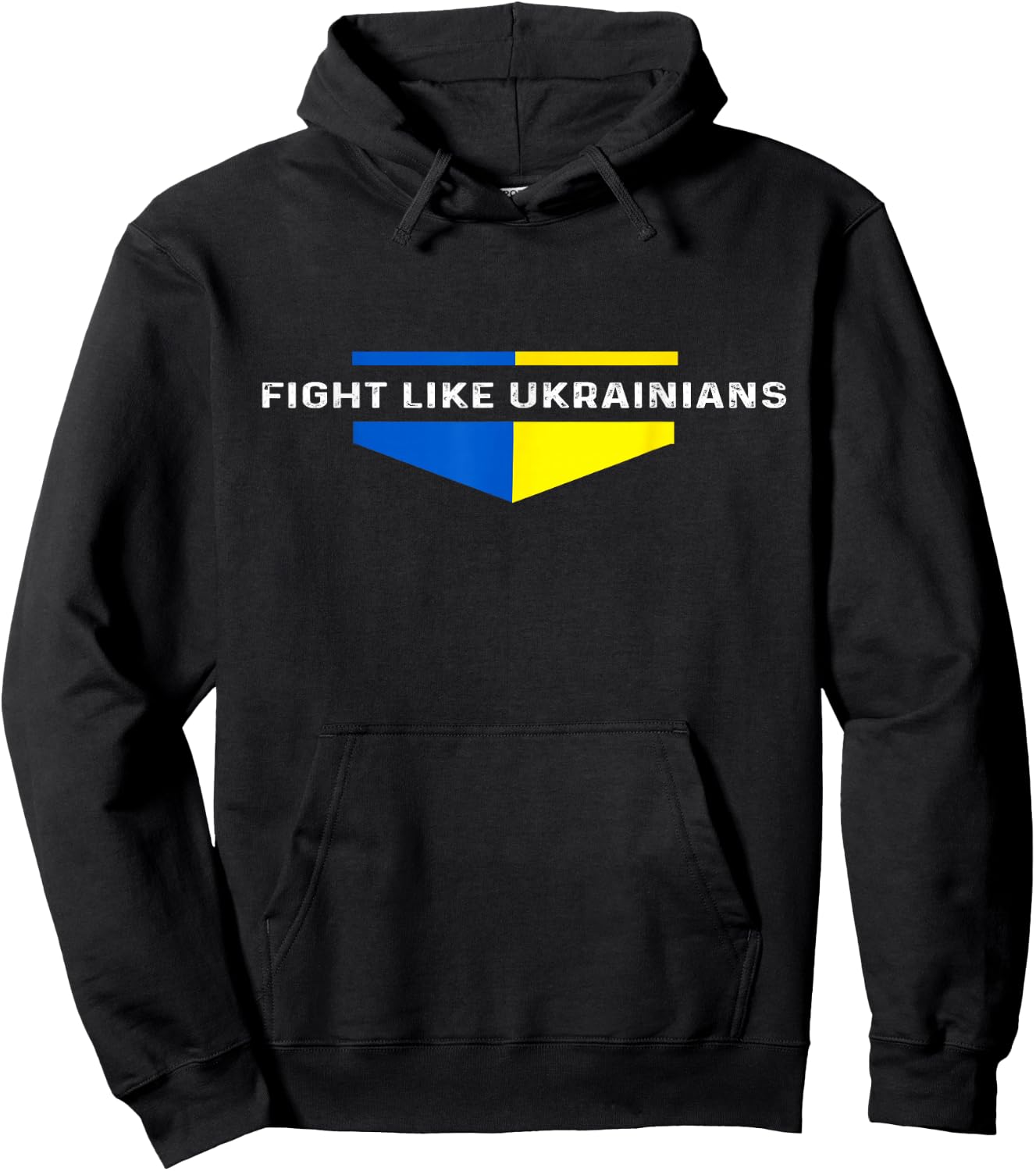 Ukrainian zelensky Ukraine Army Green Fight Like ukrainians Hoodie - Hoodie | Black