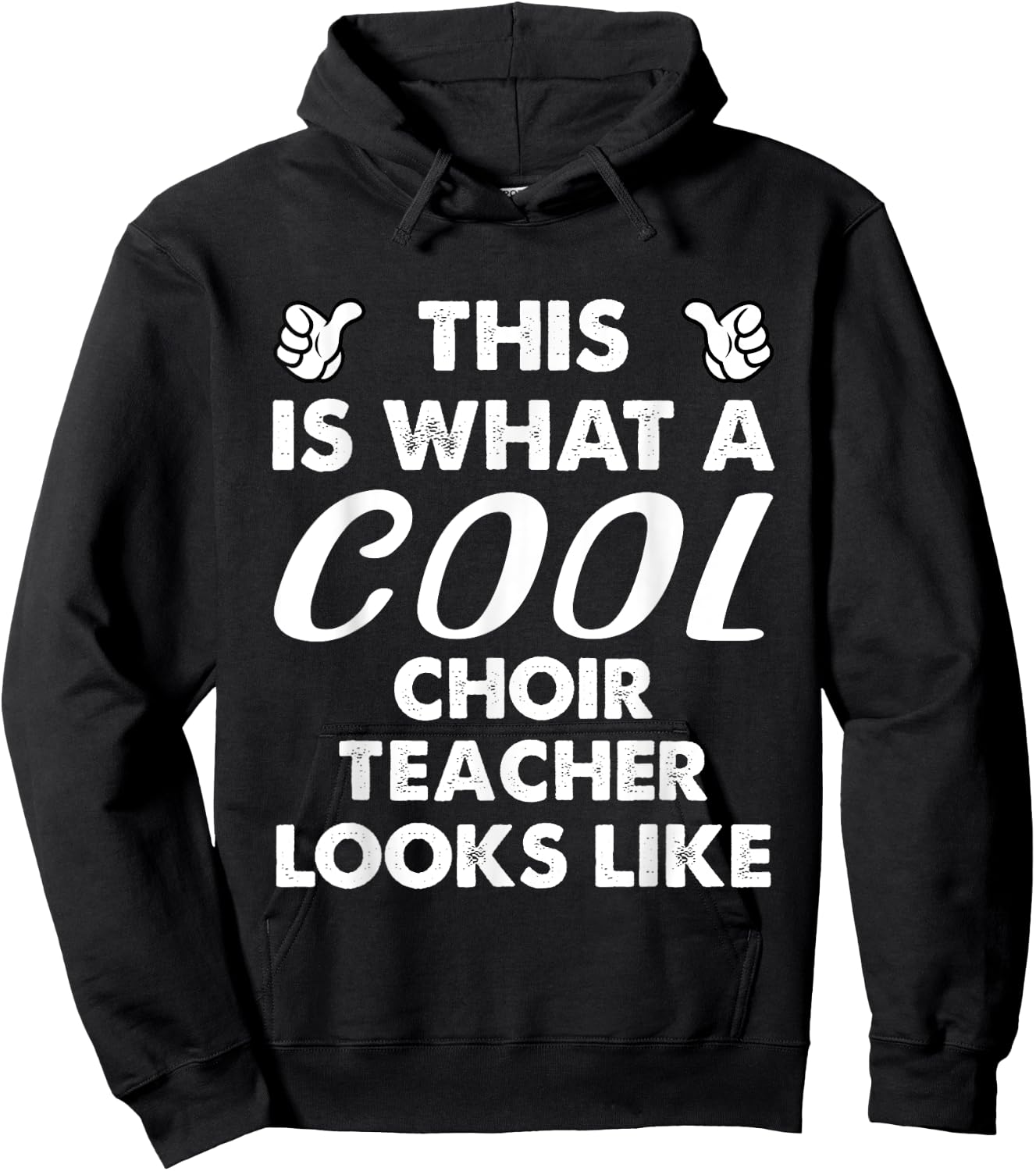 This Is What A Cool Choir Teacher Looks Like Women Hoodie - Hoodie | Black