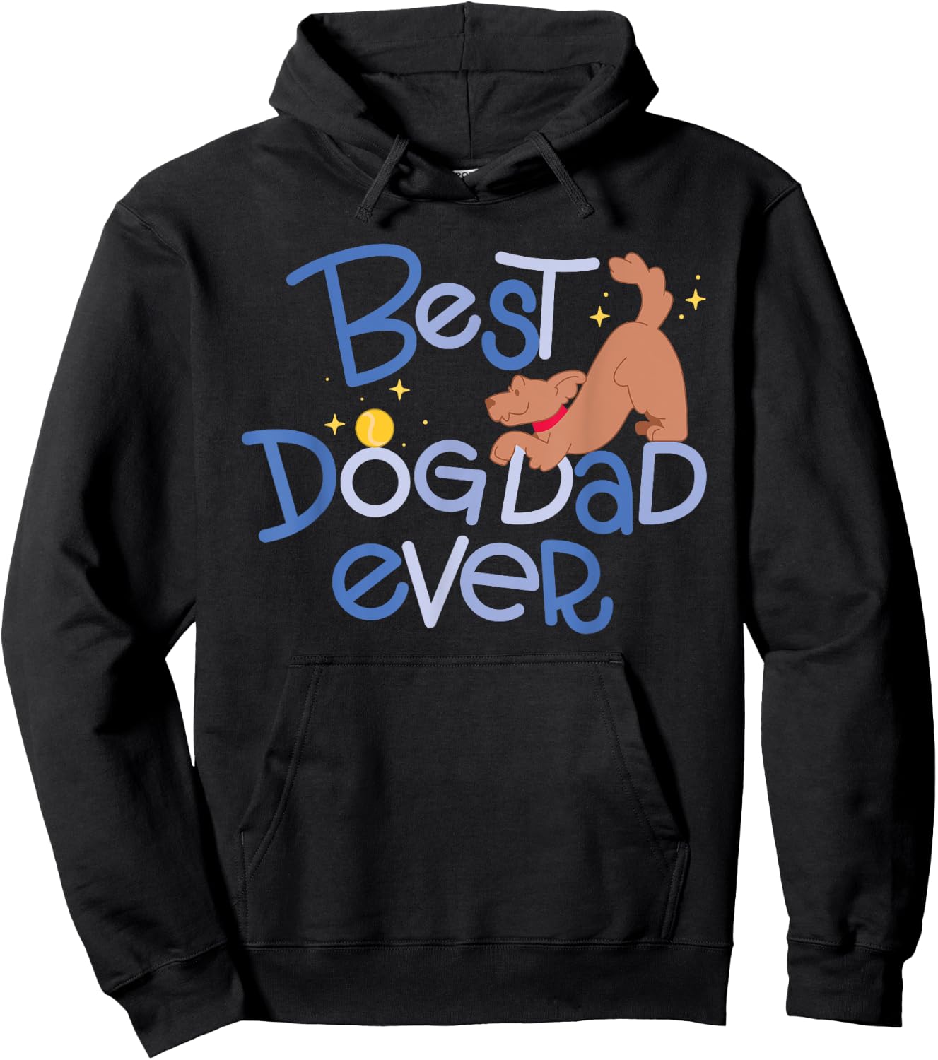 Best Dog Dad Ever Men Women Kids Hoodie - Hoodie | Black