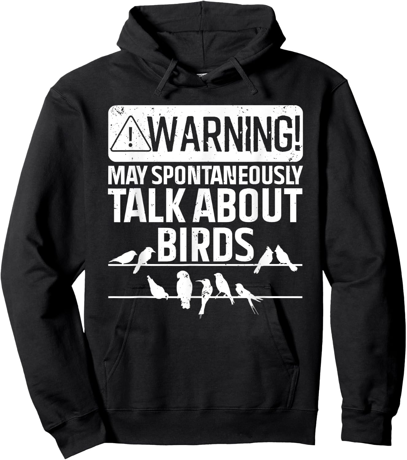 Funny Bird Women Birding Bird Watcher Watching Lover Hoodie - Hoodie | Black