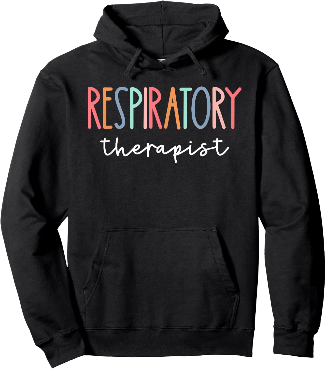 RT Respiratory Therapy therapist funny RT Care Hoodie - Hoodie | Black