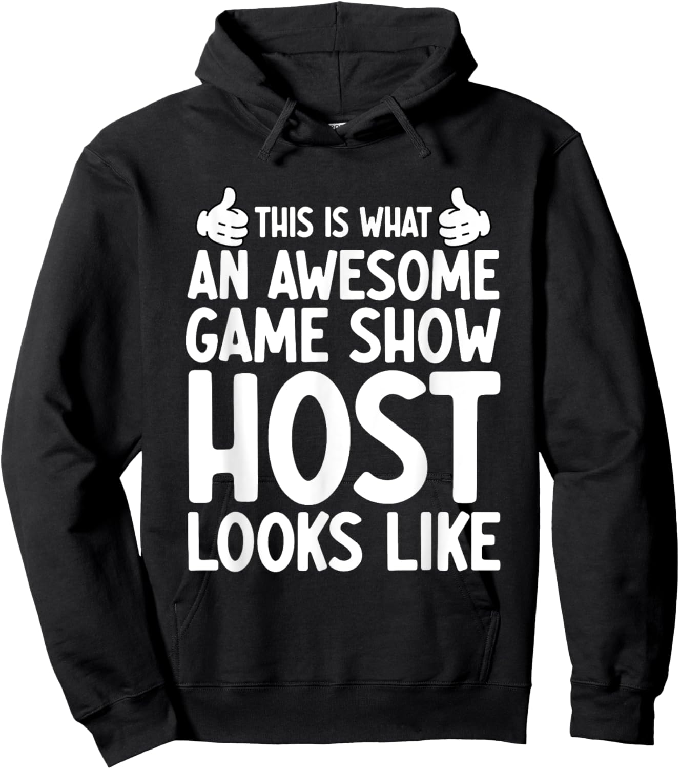 Board Game Lover Trivia Game Night Funny Game Show Host Hoodie - Hoodie | Black