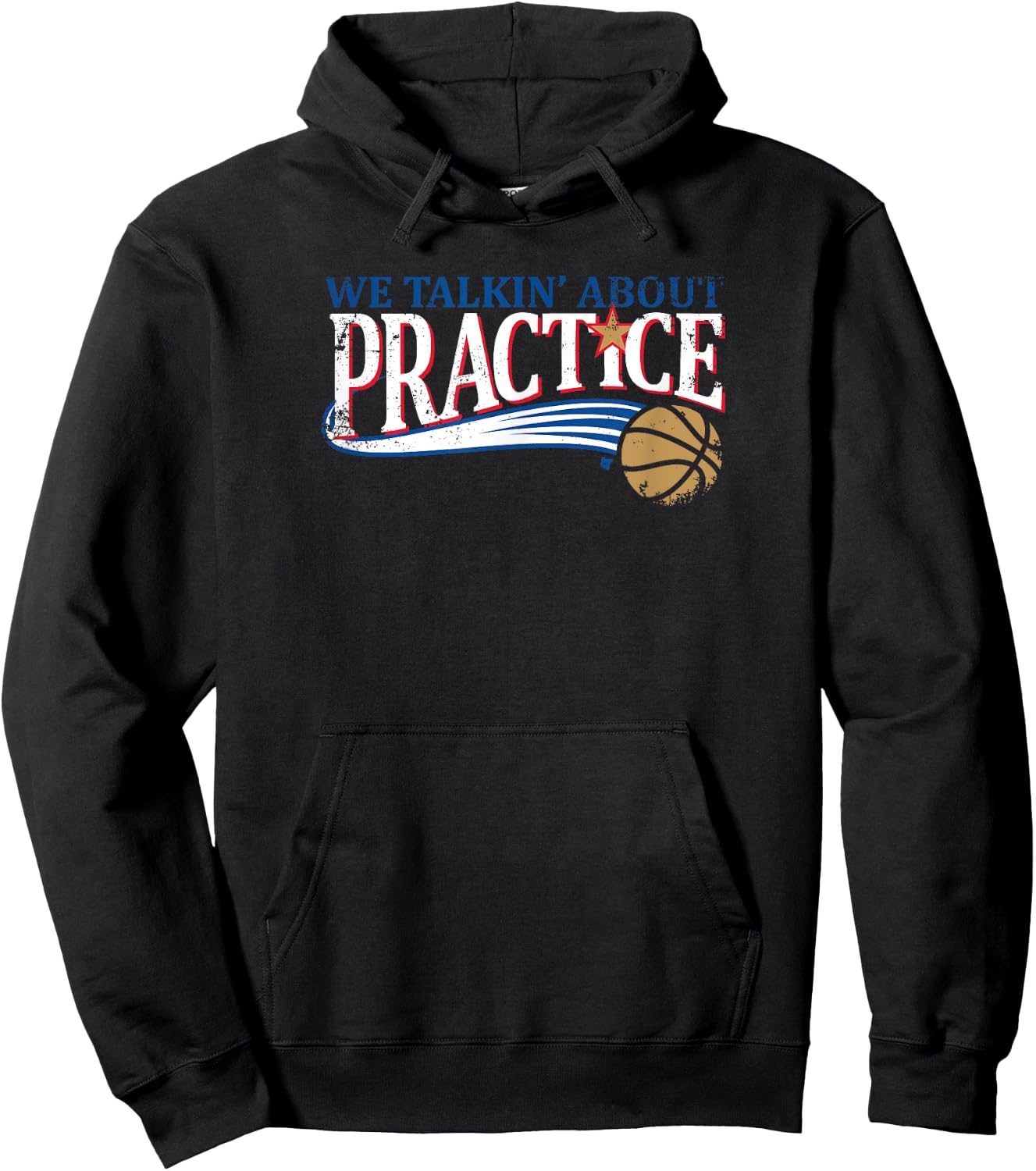 We Talkin' About Practice - Philadelphia Basketball Hoodie - Hoodie | Black