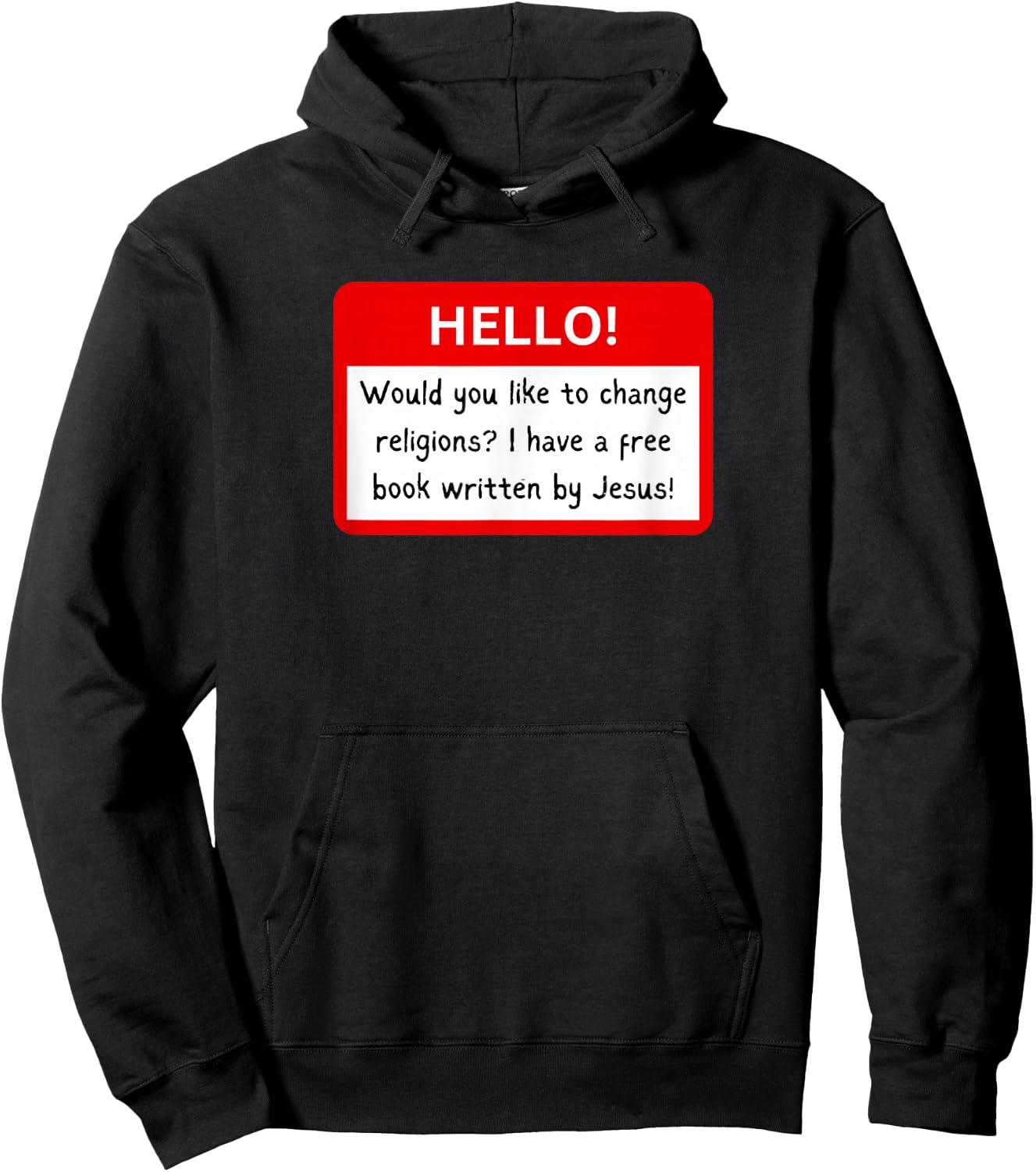 The Book Of Mormon Musical Would You Like A Free Book? Hoodie - Hoodie | Black