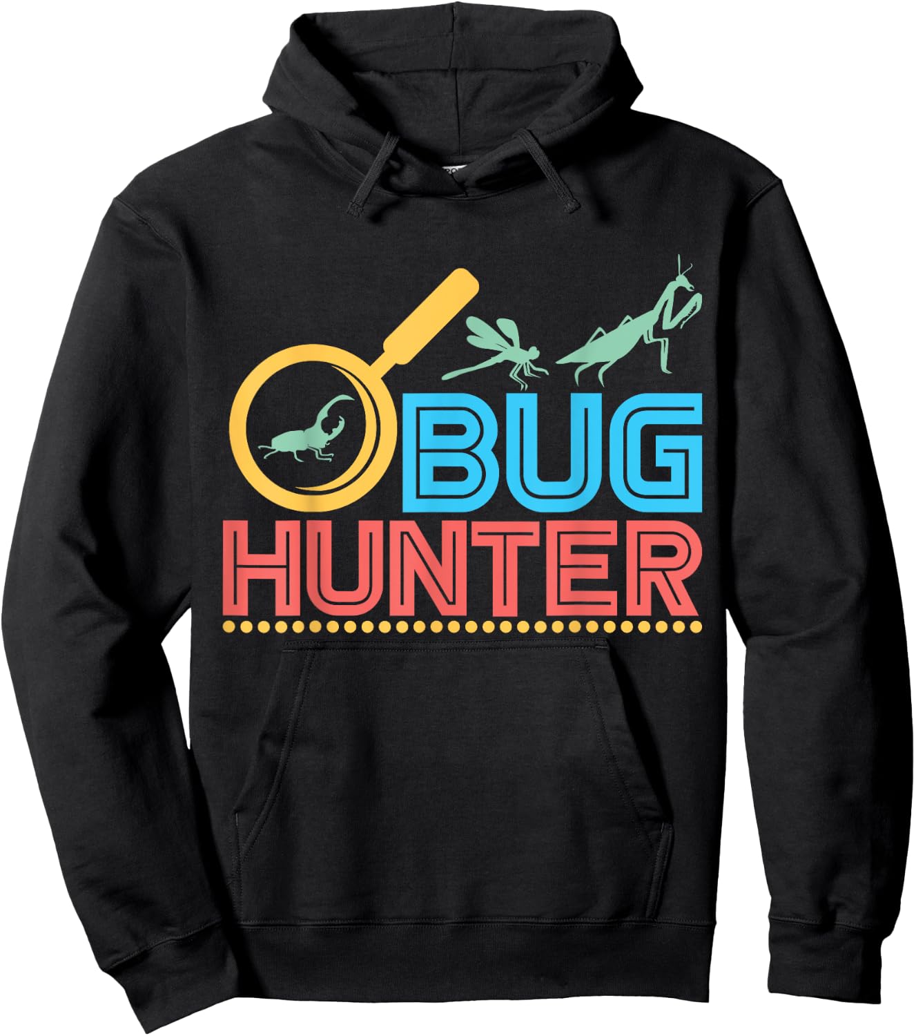 Bug Hunter Entomologist Insects for Boys Girls Kids Hoodie - Hoodie | Black