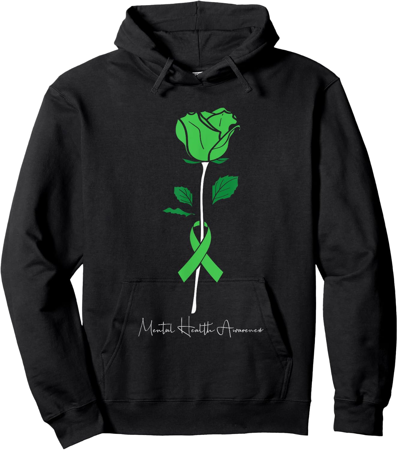 Mental Health Awareness Warrior Counselor Therapist Hoodie - Hoodie | Black