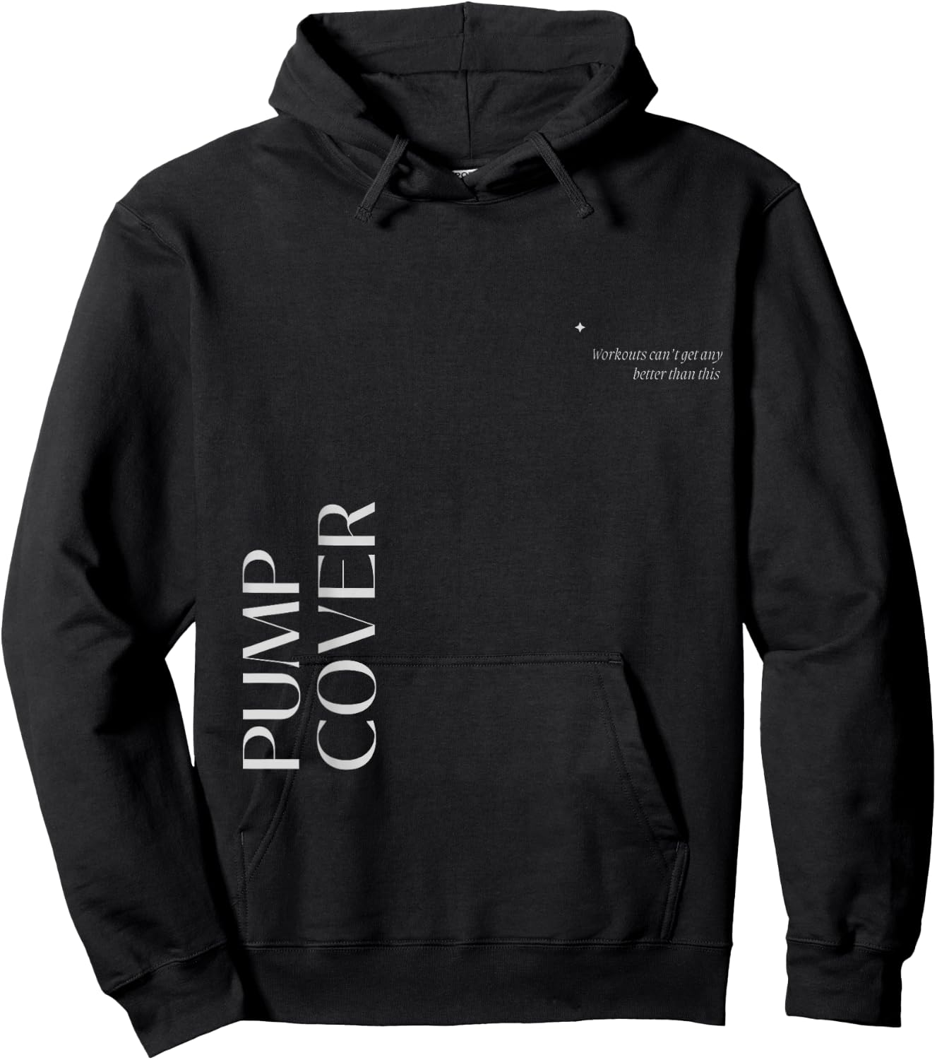 Gym pump cover Oversized Workout Hoodie - Hoodie | Black
