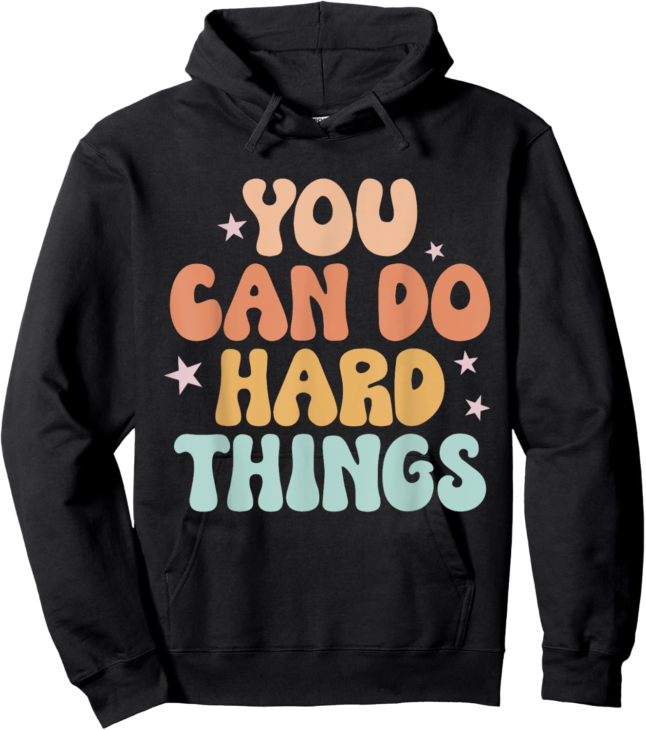 Test Day Teacher Shirt You Can Do Hard Things Women Kids Hoodie - Hoodie | Black