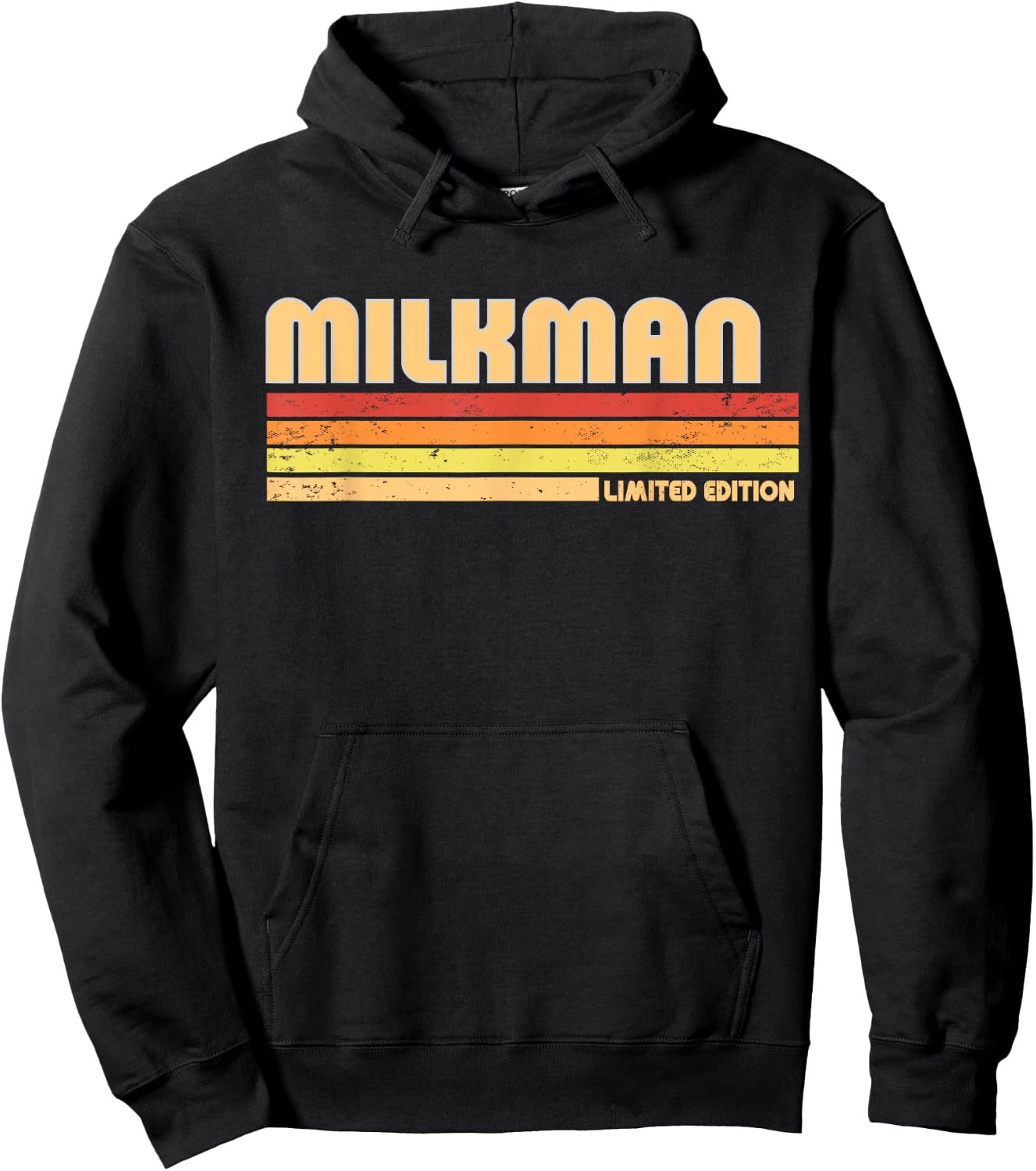 MILKMAN Funny Personalized Title Profession Birthday Idea Hoodie - Hoodie | Black