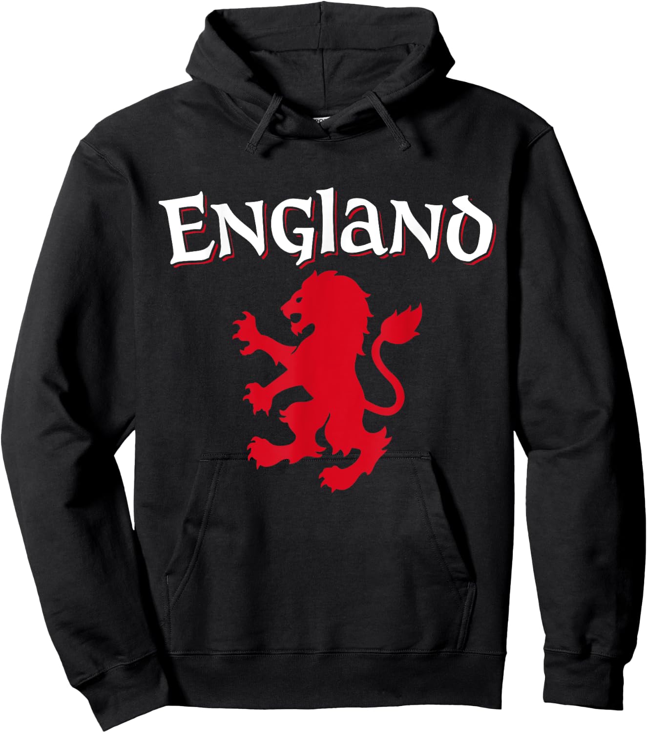 England Rampant Lion Hoodie - Hoodie | Black