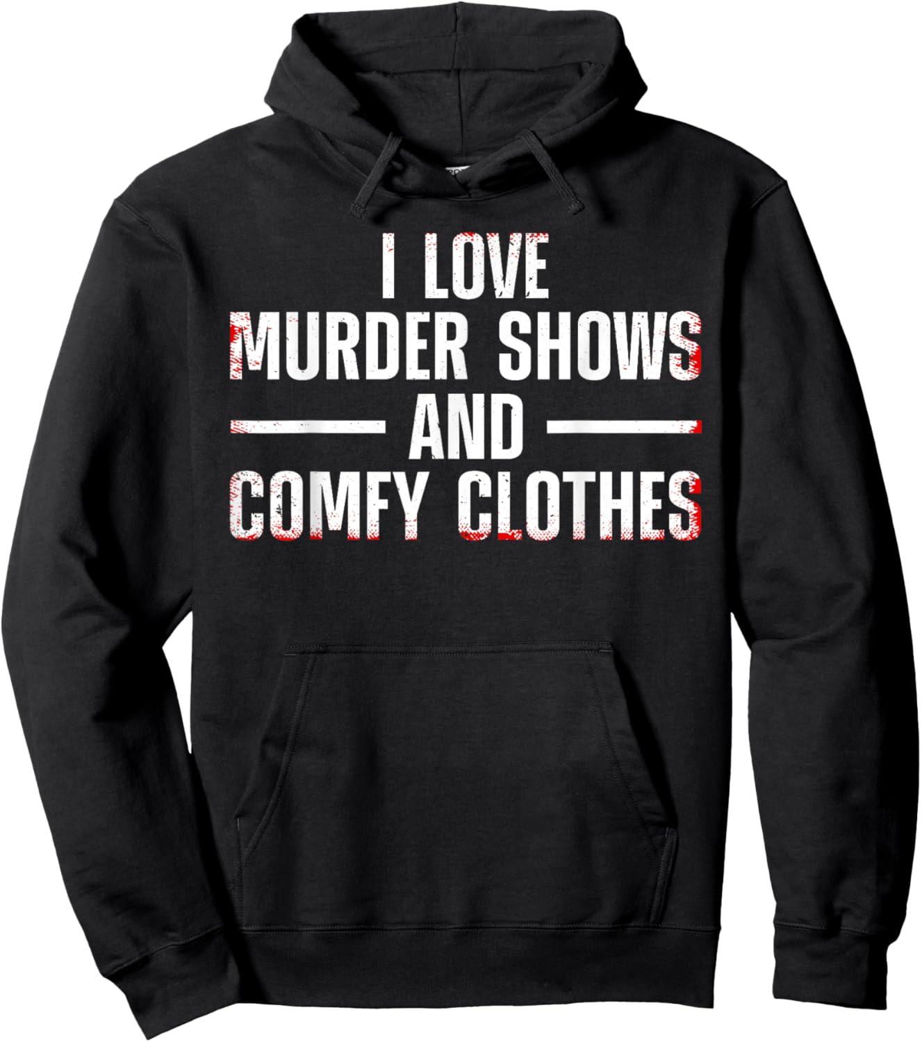 Funny Murder Show Art Women Morbid Spy Investigator Hoodie - Hoodie | Black