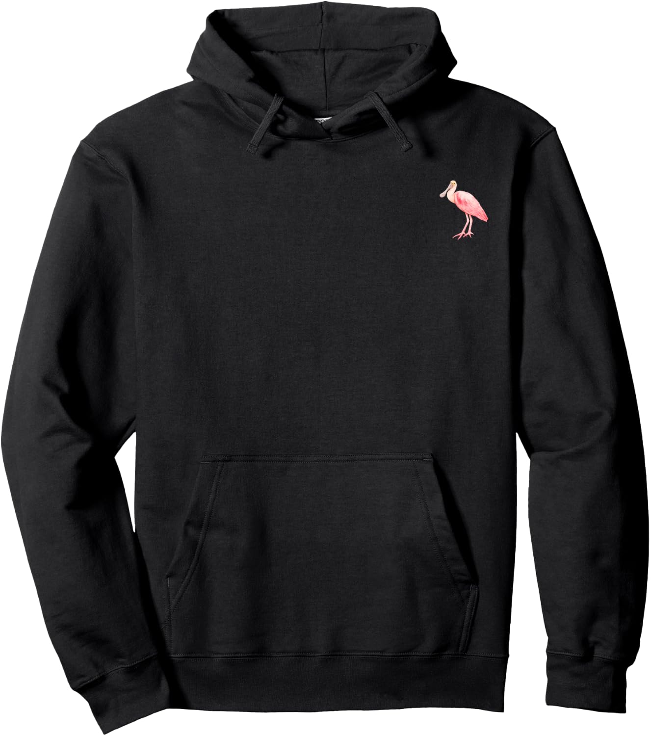 Roseate Spoonbill Hoodie - Hoodie | Black