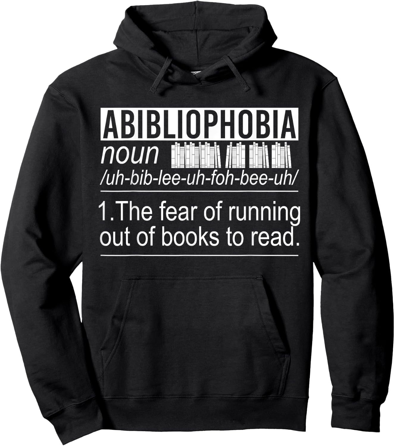 Funny Book Nerd Gift Book Lover Bibliophile Bookworm Reading Hoodie - Hoodie | Black
