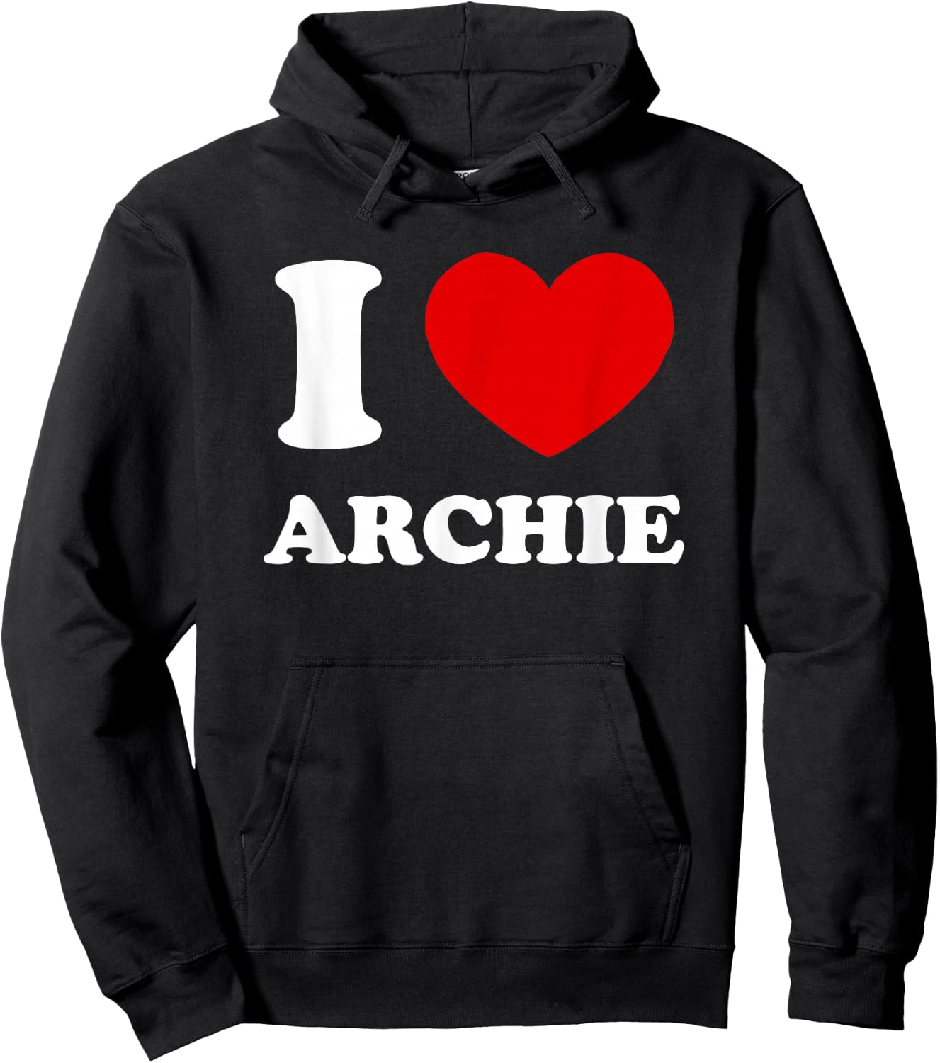 I Love Archie I Heart Archie Funny Archie Hoodie - Hoodie | Black