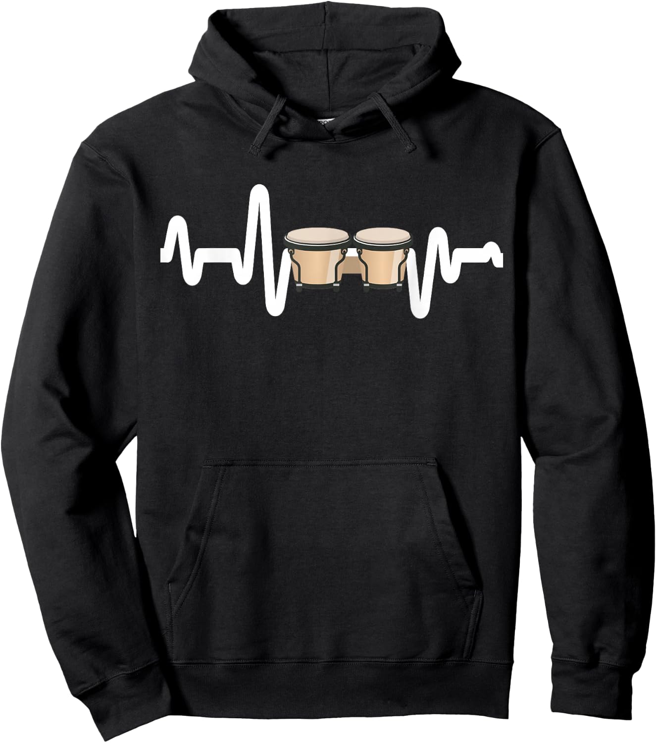 Bongo Hearbeat Hoodie - Hoodie | Black