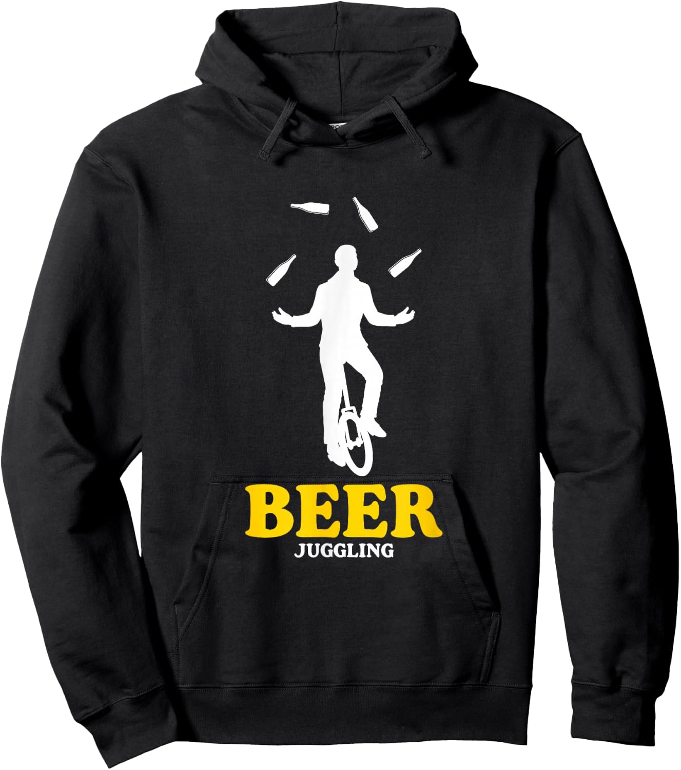 Funny Beer Juggling | Beer Bottles Juggler Hoodie - Hoodie | Black