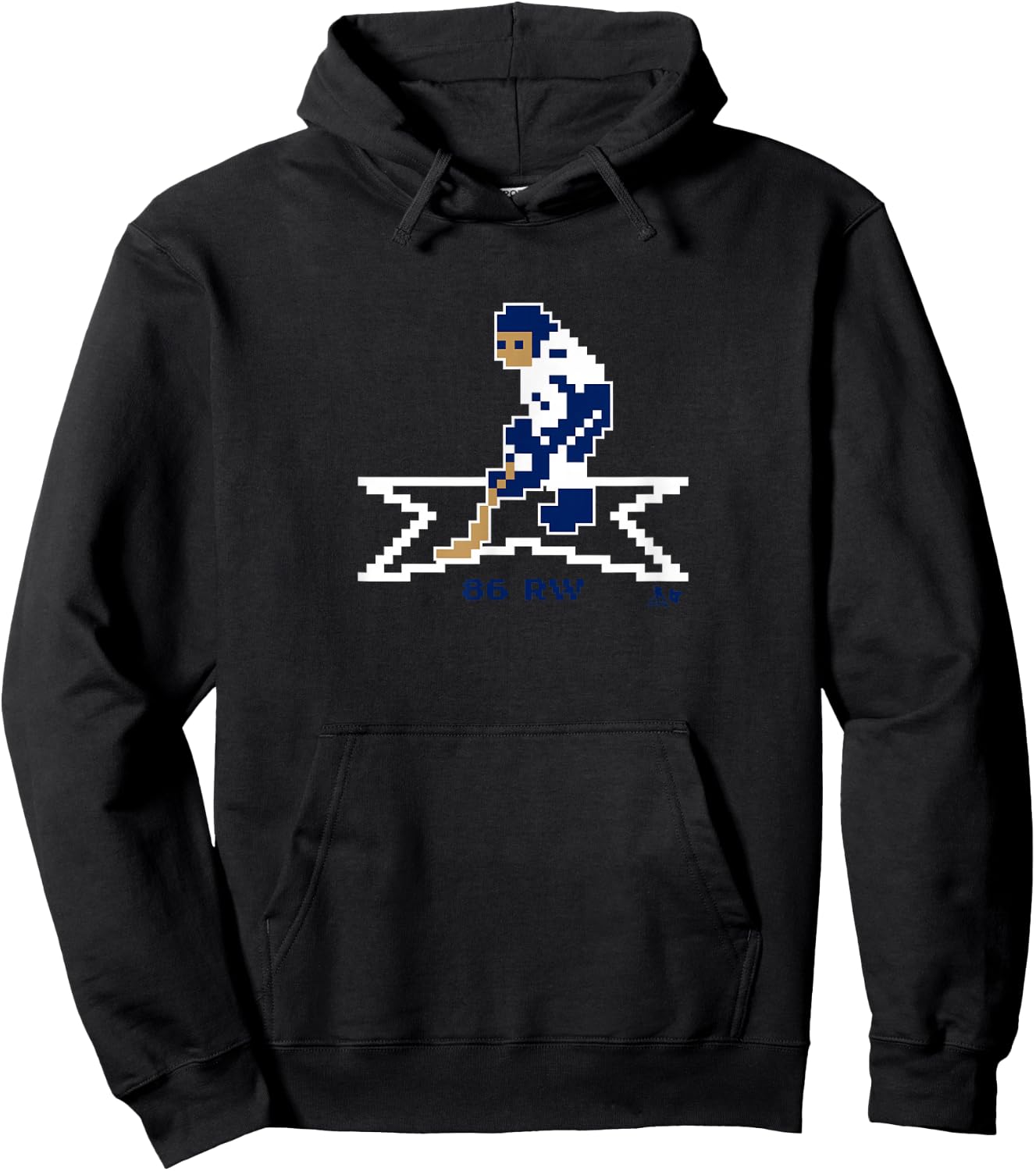 Nikita Kucherov: Throwback Hockey - Tampa Bay Hockey Hoodie - Hoodie | Black