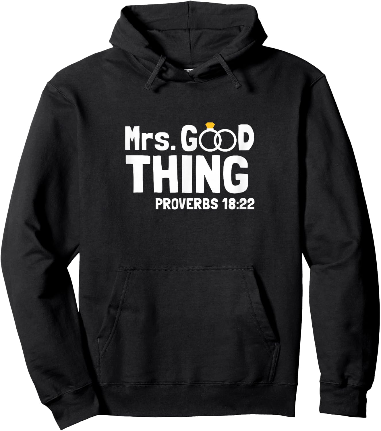 Proverbs Christian Couples Apparel Mrs. Good Thing Hoodie - Hoodie | Black