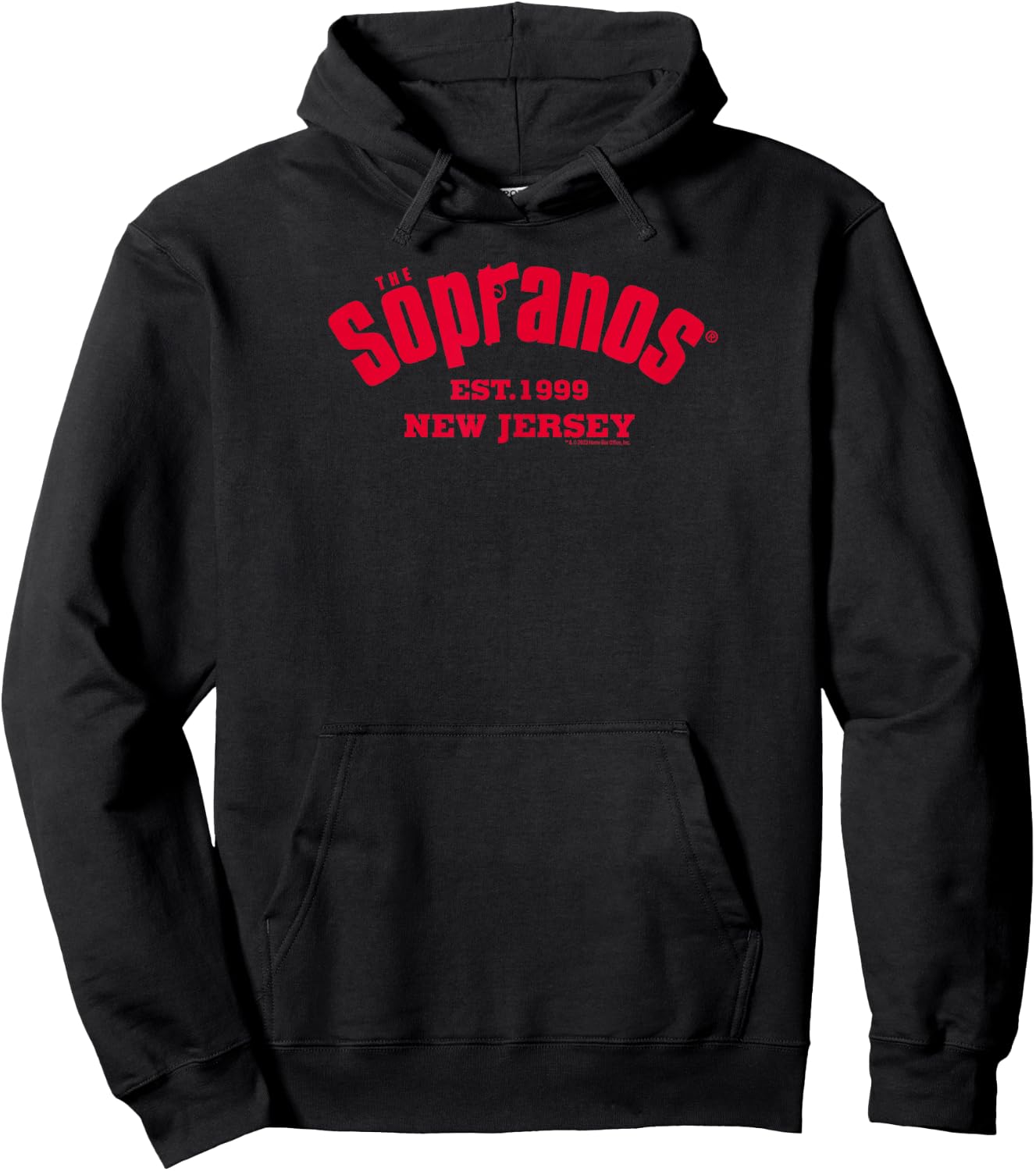 The Sopranos 1999 New Jersey Adult Hoodie - Hoodie | Black