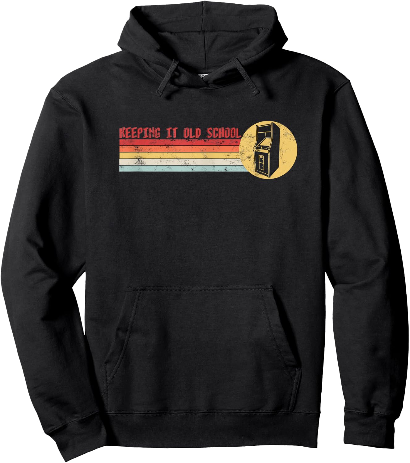 80s Video Game Vintage Arcade - 80s 90s Arcade Classic Games Hoodie - Hoodie | Black