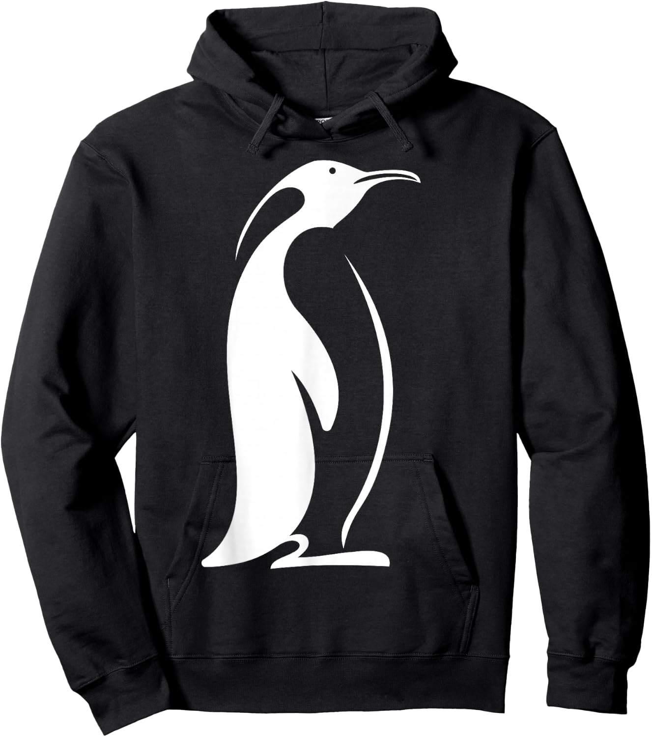Penguin Logo Hoodie - Hoodie | Black