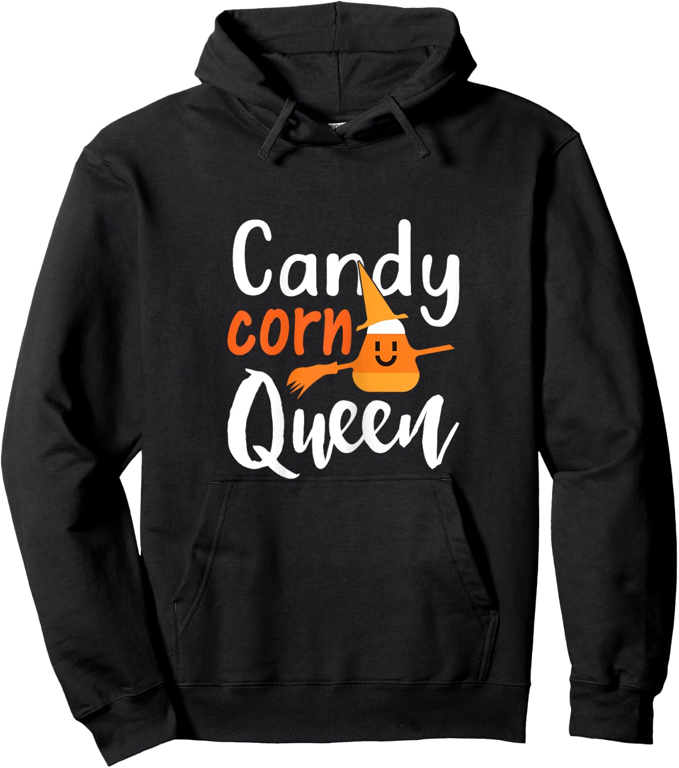Candy Corn Queen - Funny Halloween Candycorn Gift Hoodie - Hoodie | Black