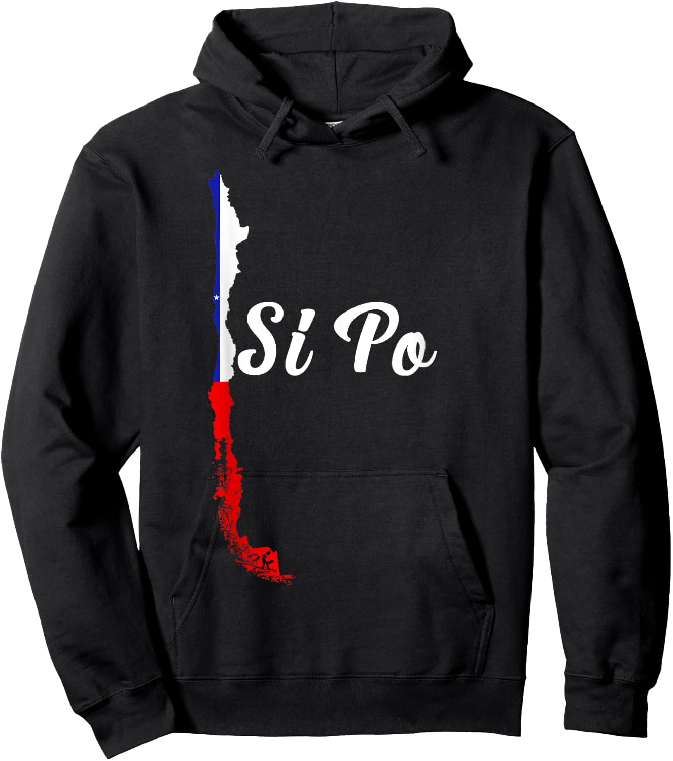 Chile Flag Pride Chilean Funny Camiseta Chilena Si Po Hoodie - Hoodie | Black