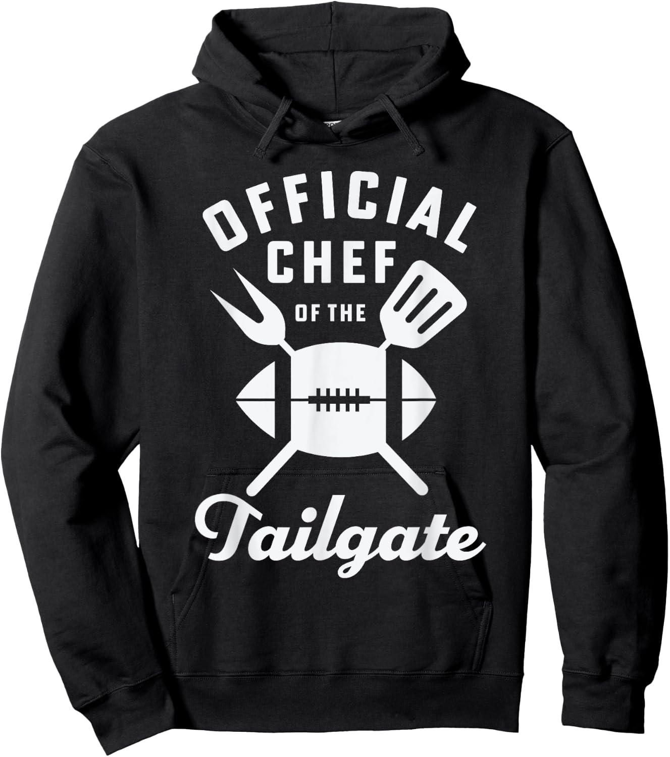 Tailgate Chef Football Tailgating Official Chef Tailgate Hoodie - Hoodie | Black