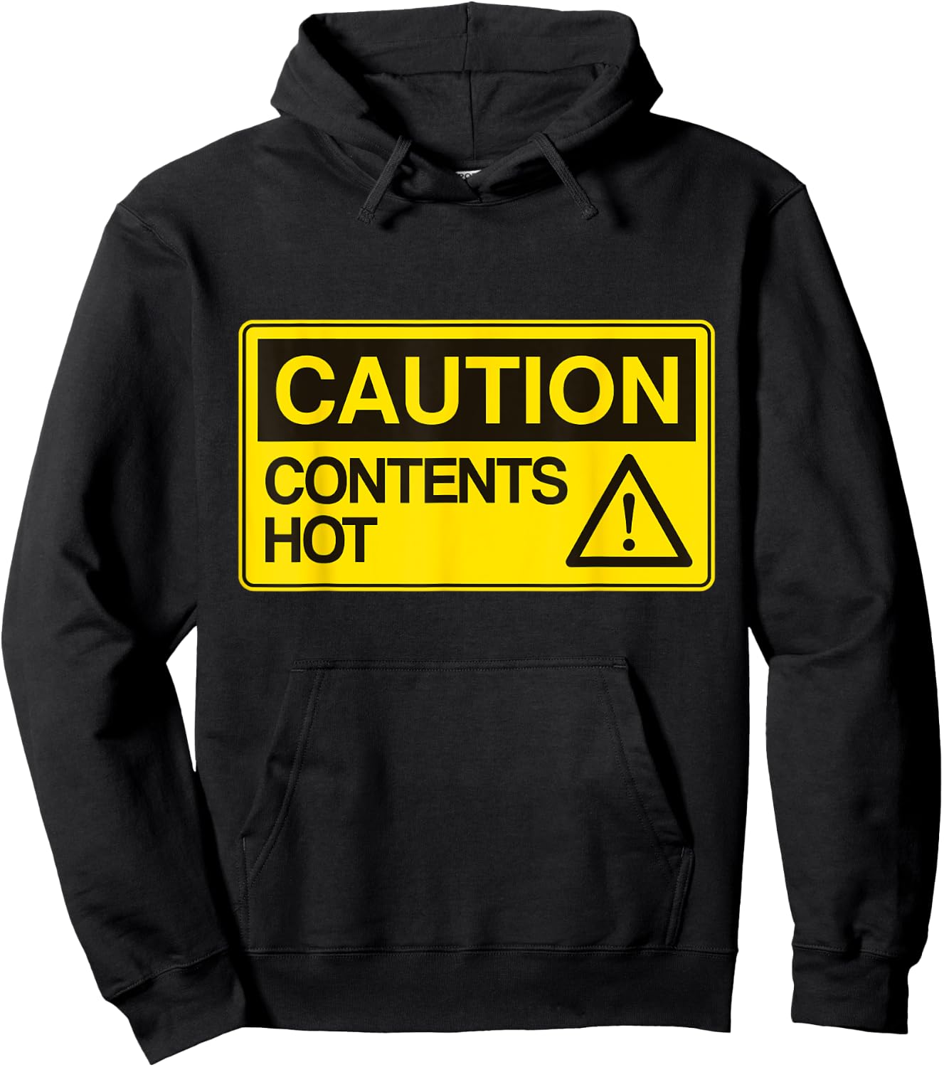 Caution contents Hot Boys and Girls Party and Pajama Hoodie - Hoodie | Black