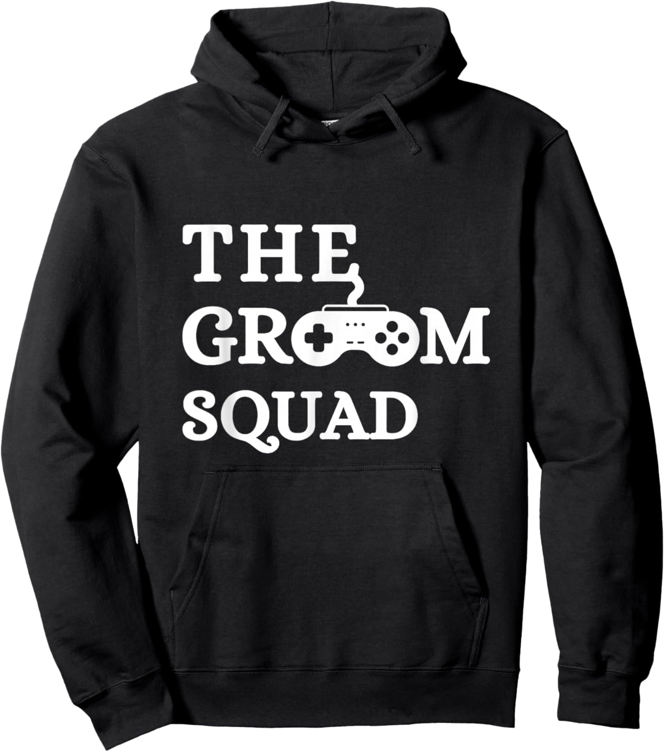 Groom Squad Wedding Bachelor Party Groomsmen Game Party Hoodie - Hoodie | Black