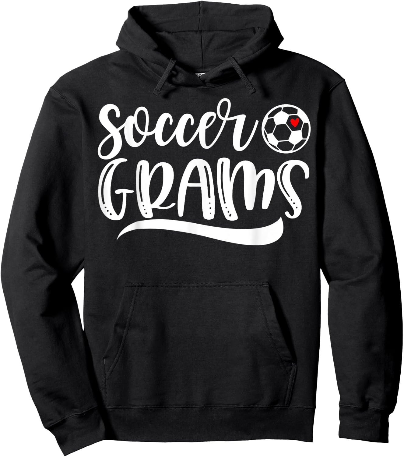 Funny Soccer Grams Soccer Lover Mother's Day Hoodie - Hoodie | Black