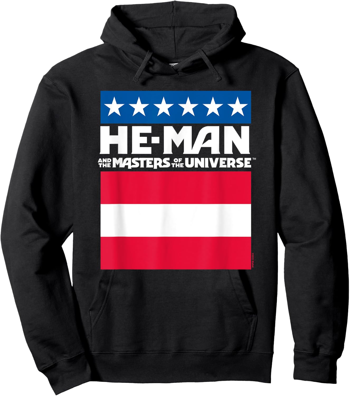 Masters Of The Universe - He-Man Logo Flag Hoodie - Hoodie | Black