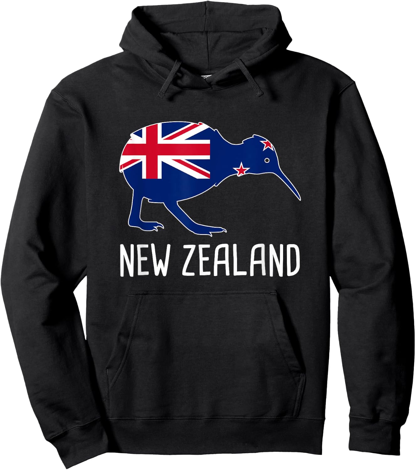 Kiwi Bird New Zealand Hoodie - Hoodie | Black