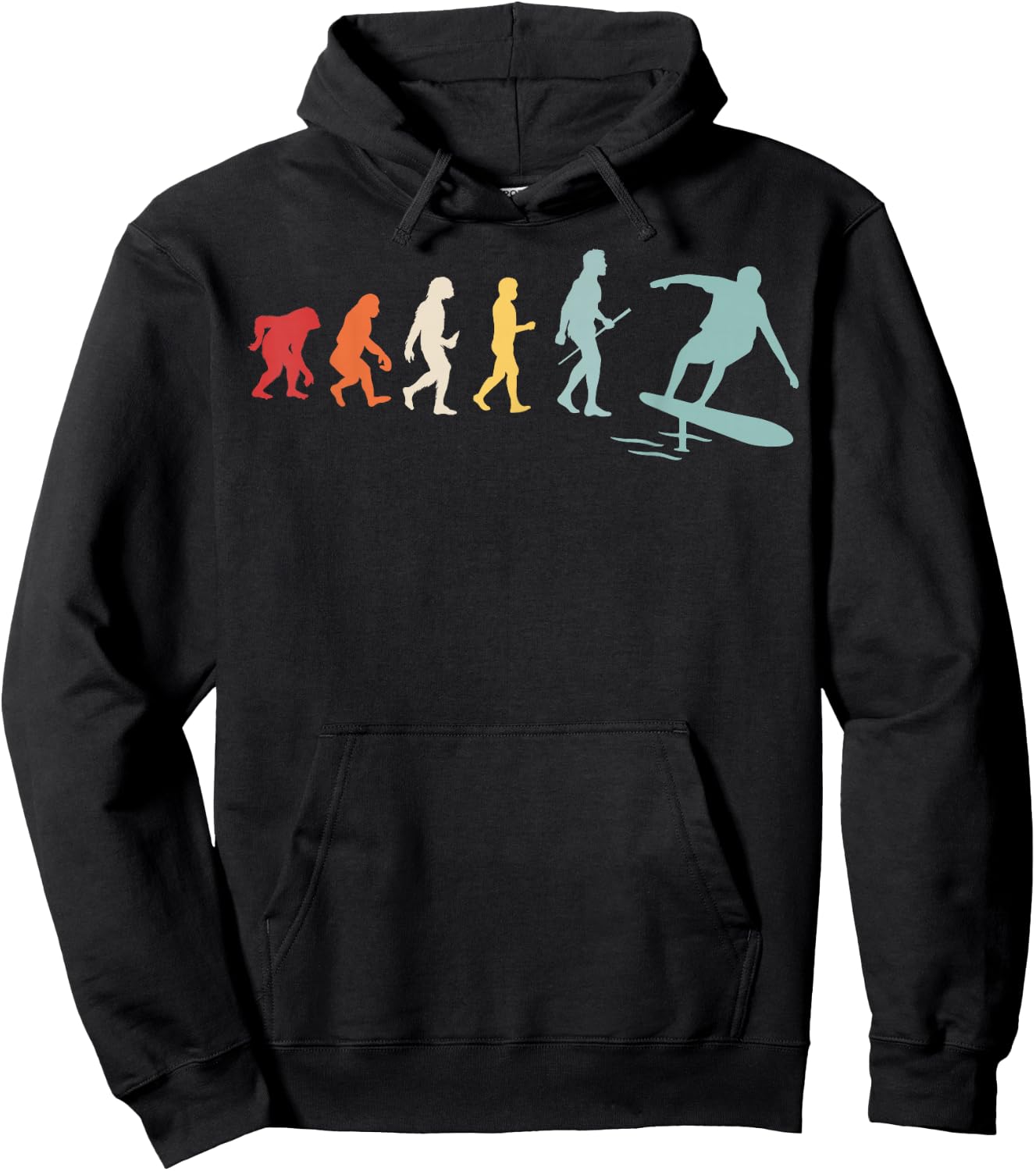 Hydrofoil Surfing Evolution Design for a Hydrofoil Expert Hoodie - Hoodie | Black