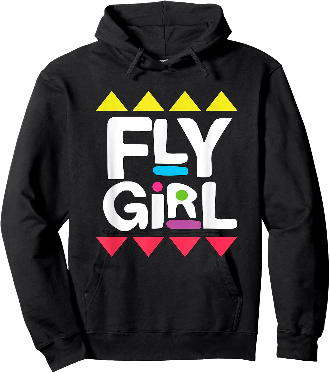 Fly Girl 80s Hip Hop Shirt for Woman 90s Old School B-Girl Hoodie - Hoodie | Black