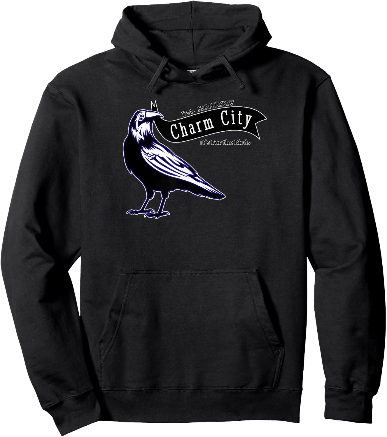 For the Birds A Baltimore Maryland Charm City Pride Novelty Hoodie - Hoodie | Black
