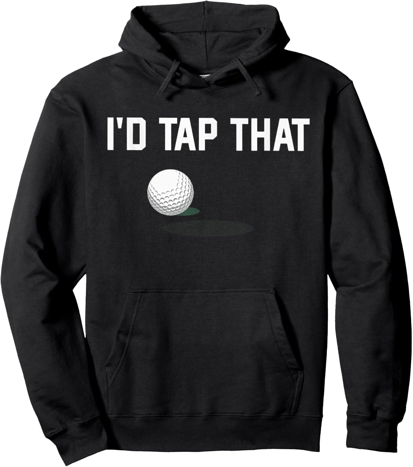 I'd Tap That Funny Golf Hoodie - Hoodie | Black