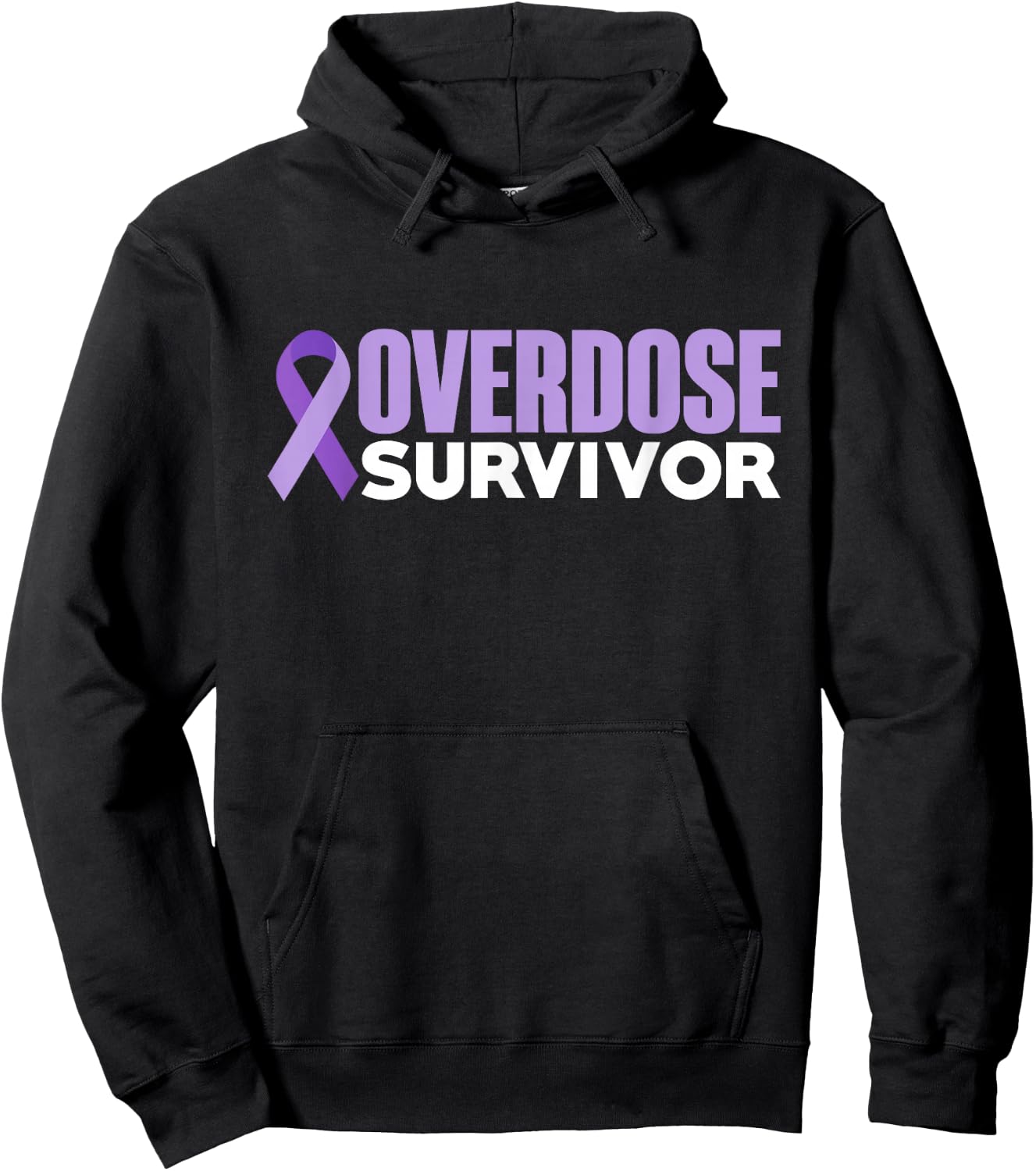 Overdose Survivor Overdose Awareness Month 2022 Hoodie - Hoodie | Black