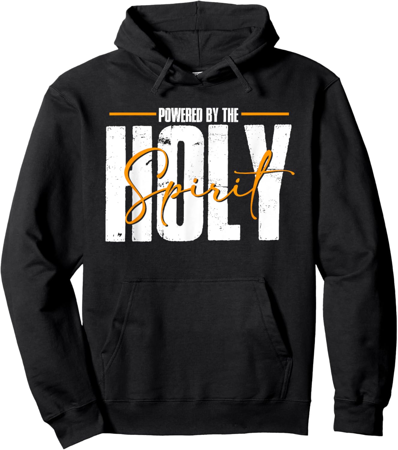 Powered By The Holy Spirit | God Jesus Religion | Believer Hoodie - Hoodie | Black