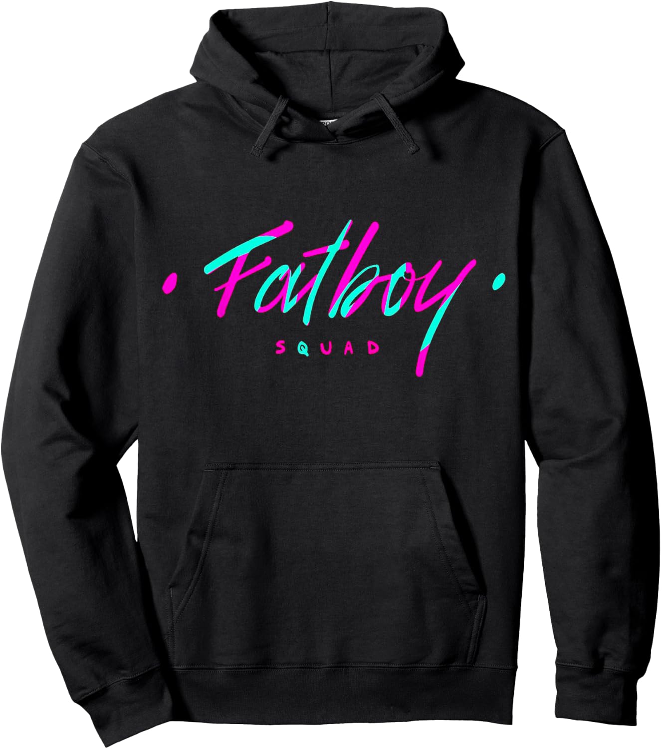 Fatboy Squad Gym Weightlifting Bodybuilding Fitness Workout Hoodie - Hoodie | Black