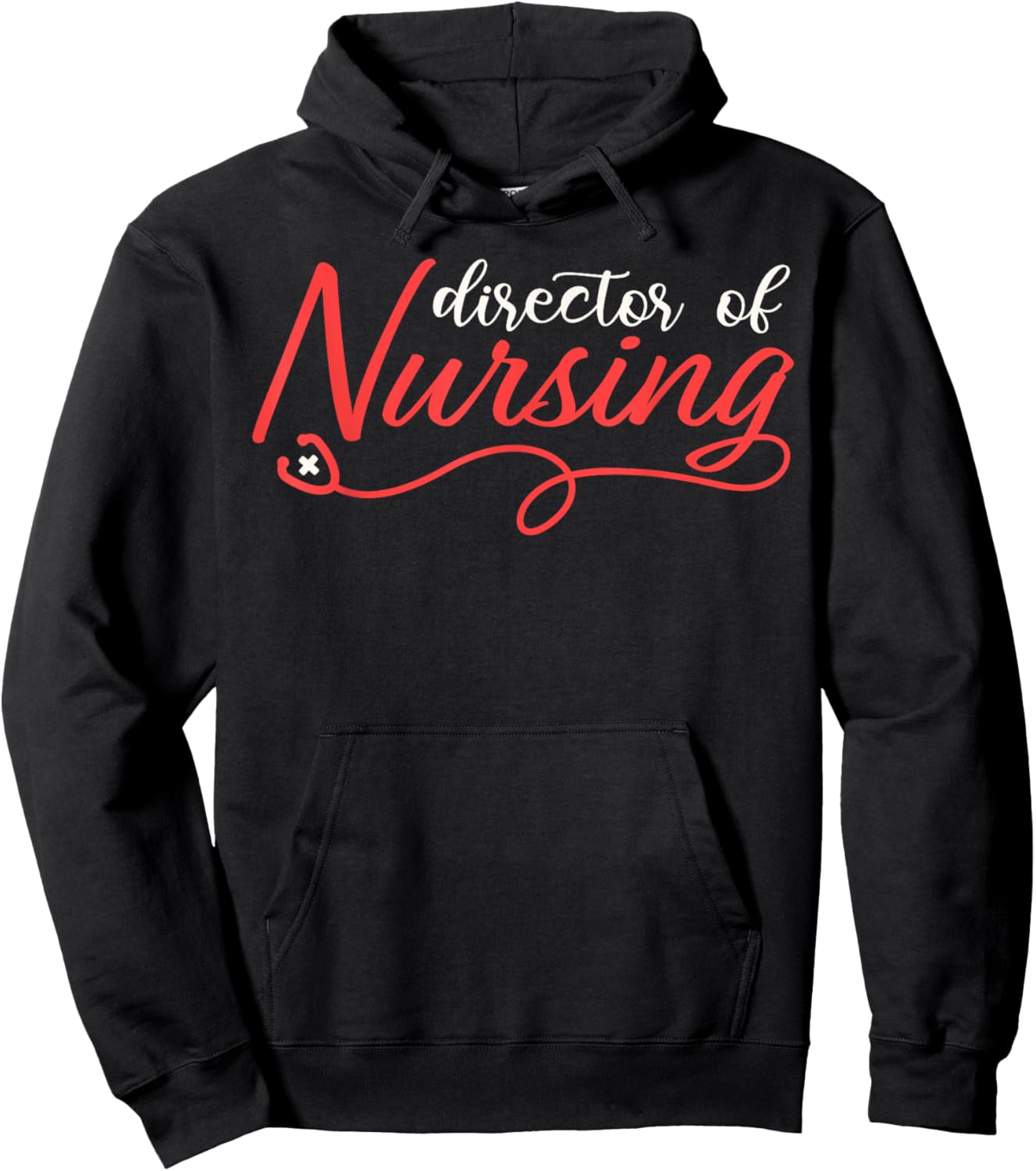 Director of Nursing Stethoscope Hoodie - Hoodie | Black
