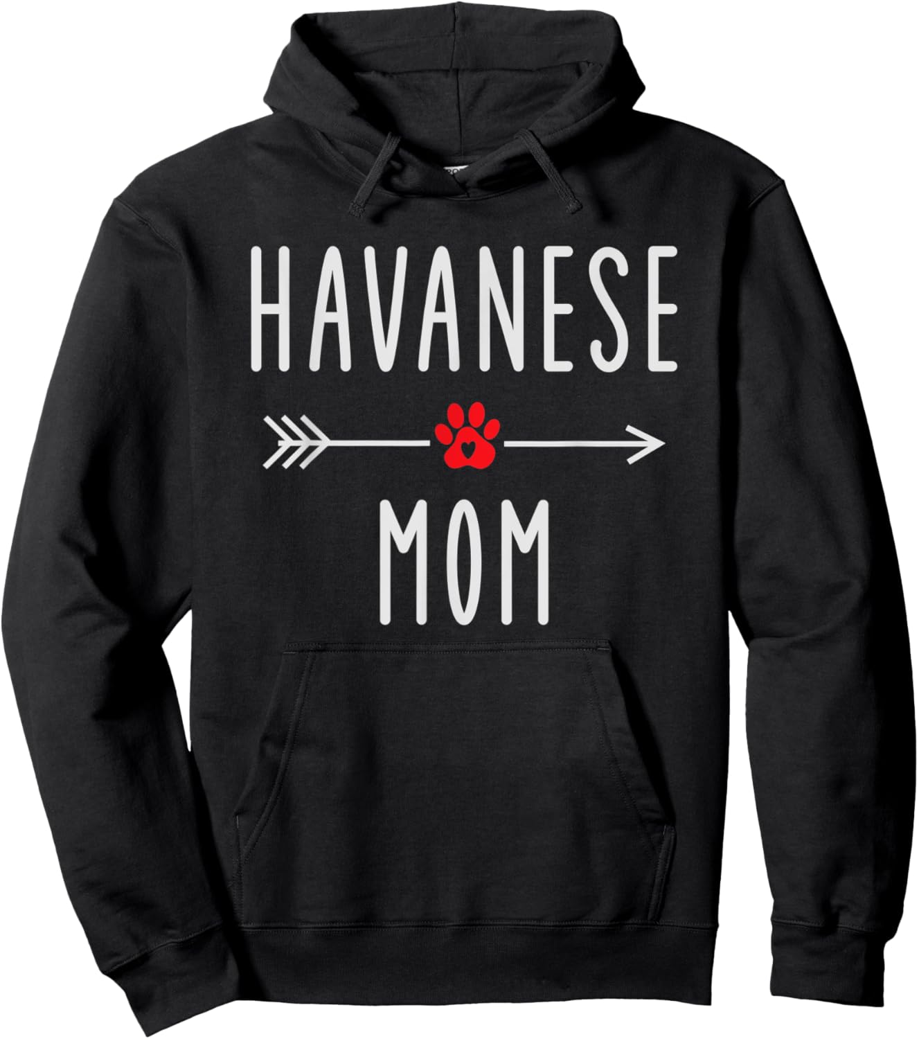 Havanese Mom Havanese Dog Lovers Gift Funny Dog Mama Men Women Hoodie - Hoodie | Black