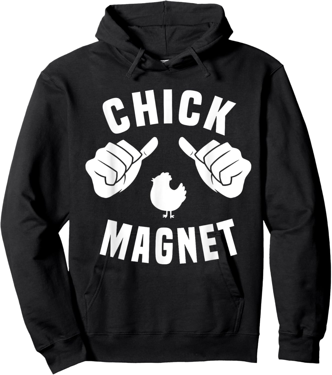 Funny Chick Magnet Costume Chick Lover Hoodie - Hoodie | Black