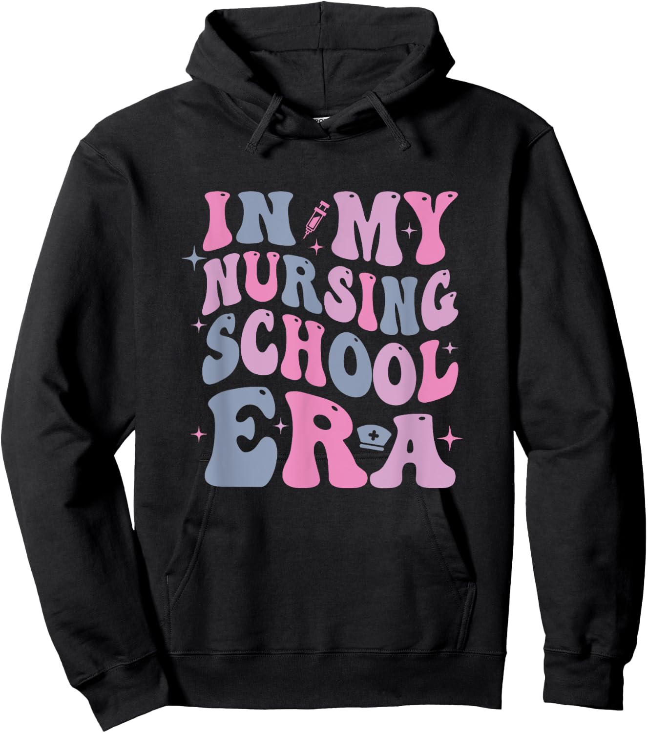 In My Nursing School Era Hoodie - Hoodie | Black